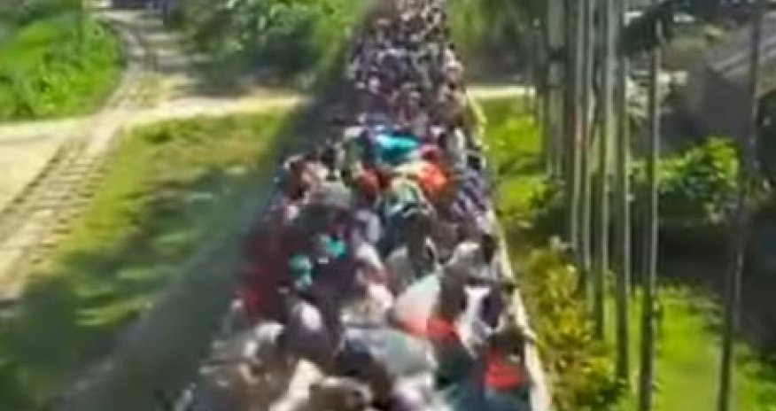 Убийственный экстрим на поезде - ВИДЕО