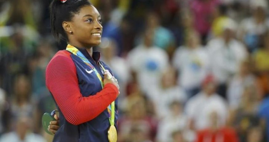 Biles wins women's vault gold