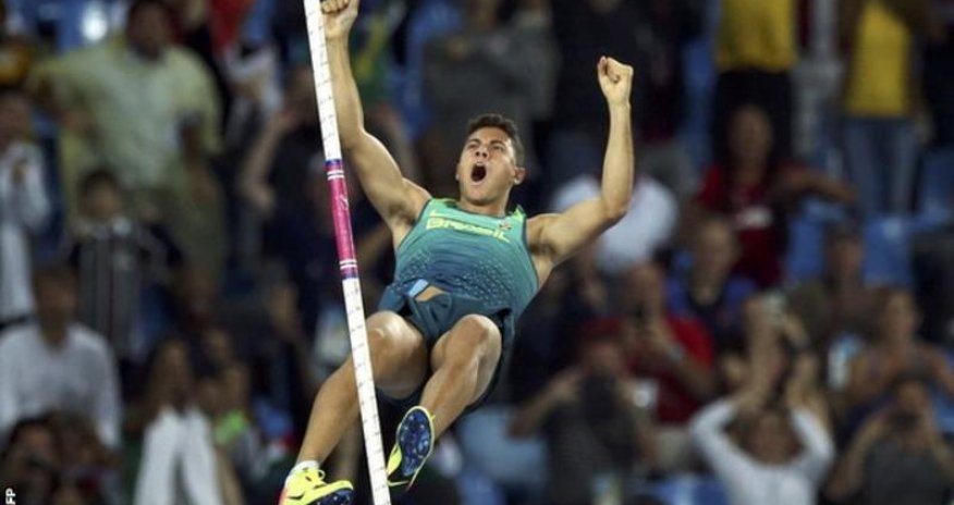 Thiago Braz da Silva wins Brazil's second gold medal of Games