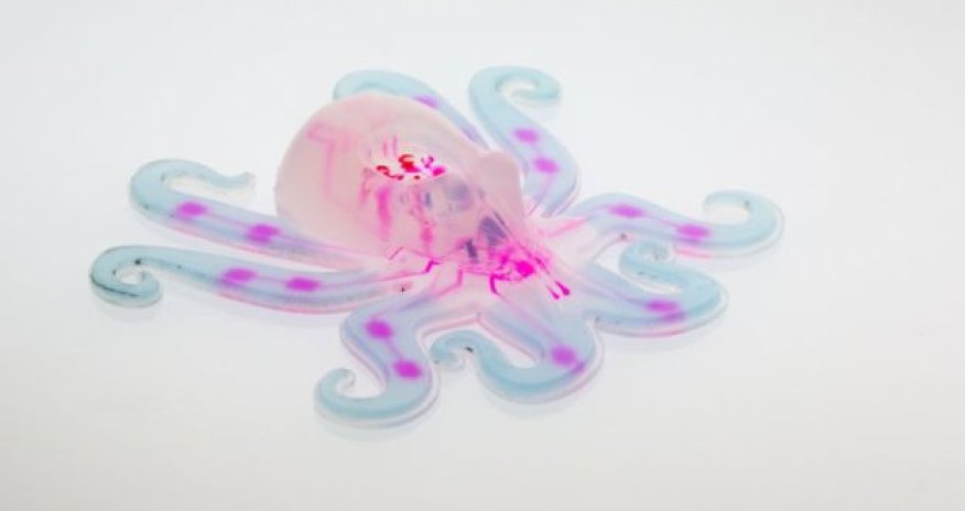 Pneumatic octopus is a first for soft robotics
