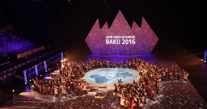 İlham Əliyev Şahmat Olimpiadasının açılışında  - YENİLƏNİB + FOTO