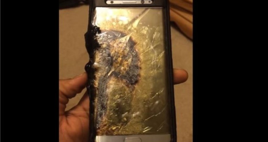 Samsung shares fall over Galaxy Note fears