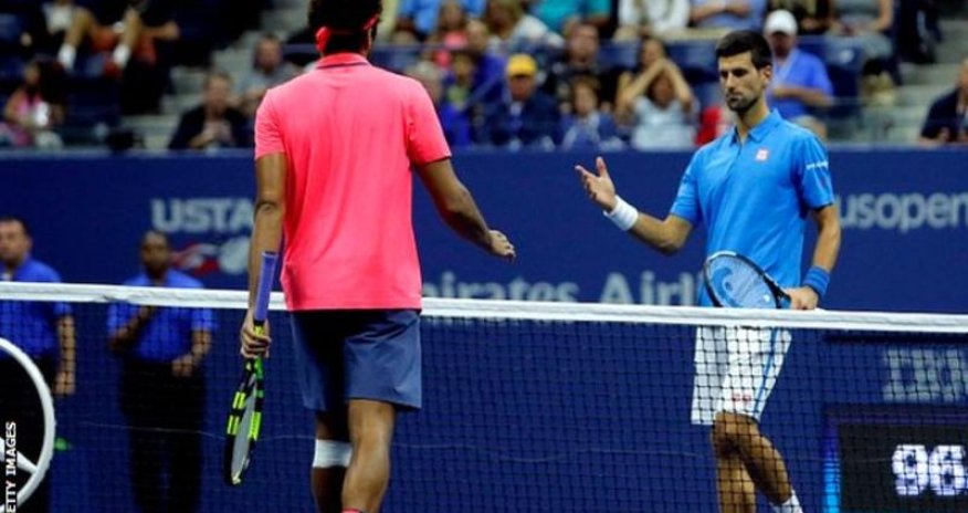 Novak Djokovic into semis as Jo-Wilfried Tsonga retires injured