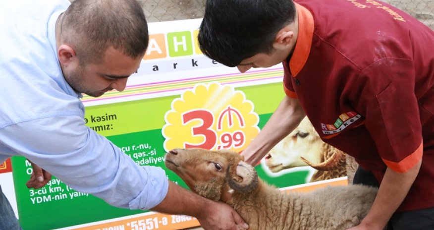 “Rahat” marketlər şəbəkəsi endirimlər aksiyasına başlayıb  - FOTOLAR