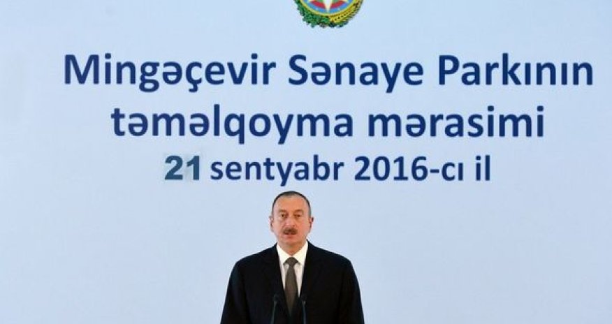 İlham Əliyev: “Mingəçevir Sənaye Parkı ölkəmizə böyük həcmdə xarici valyuta gətirəcək”