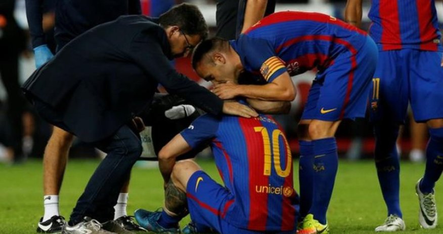 Lionel Messi: Barcelona striker ruled out for three weeks