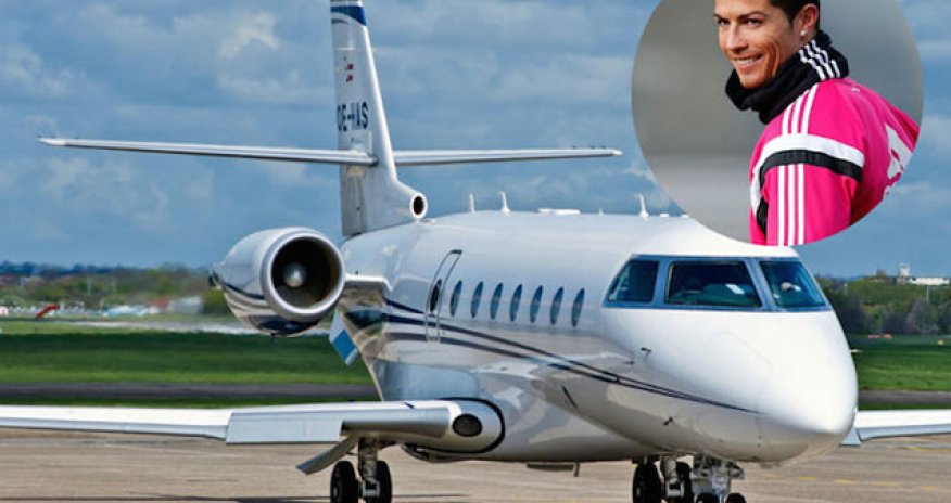 Ronaldonun təyyarəsi qəzaya düşdü