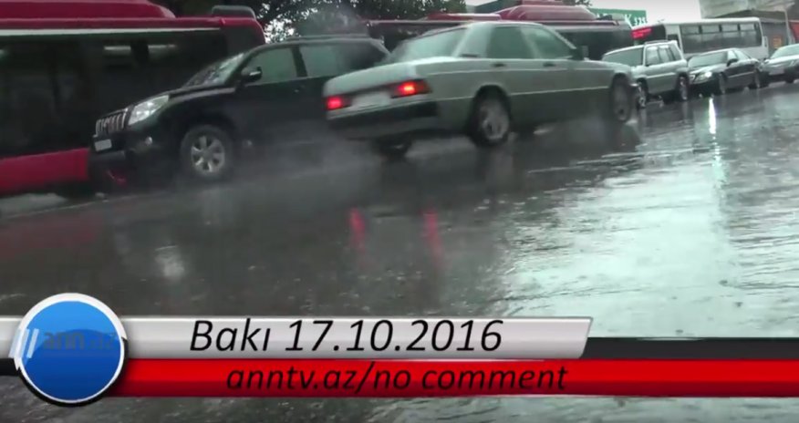 Ливень в Баку - NO COMMENT