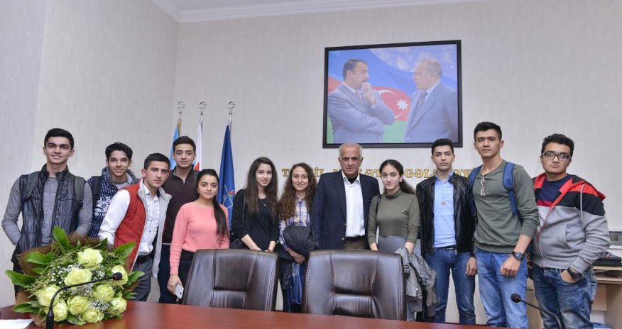 BHOS students met with Fuad Poladov