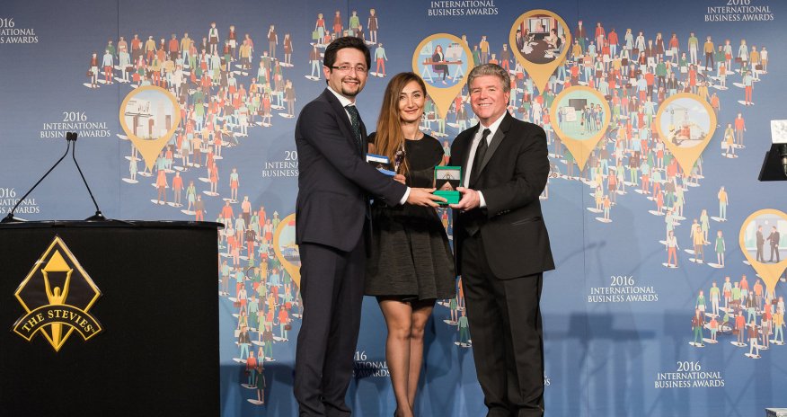 Azercell receives Stevie award in 3 nominations in Rome