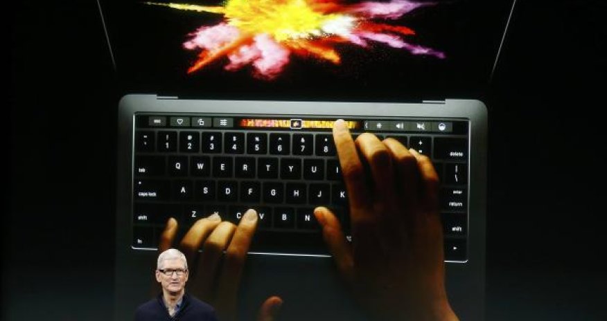Apple adds touch screen keys to MacBook Pro