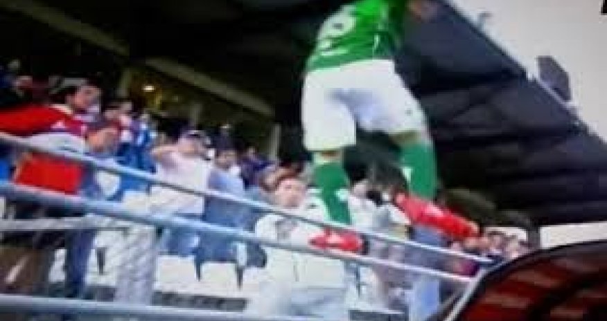 Арестован футболист, ударивший болельщика - ВИДЕО