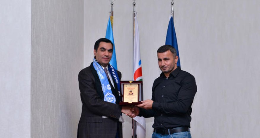 Manager of FC Qarabağ Gurban Gurbanov visits BHOS (PHOTO)