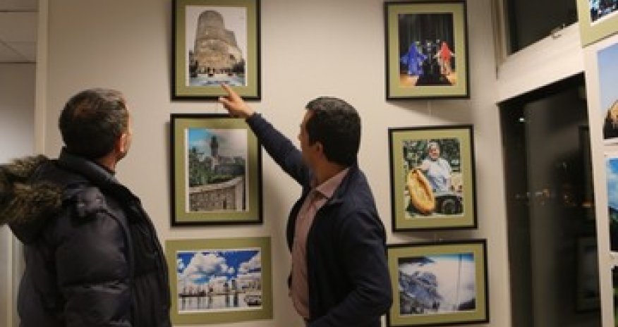 Azerbaijani photo correspondent presents his works in Norway