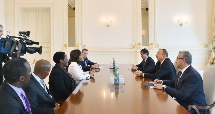 İlham Əliyev CAR nümayəndə heyətini qəbul etdi