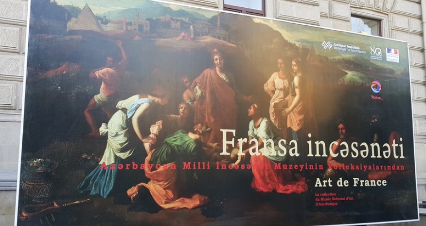 Fransa incəsənəti Bakıda sərgilənir - FOTOLAR