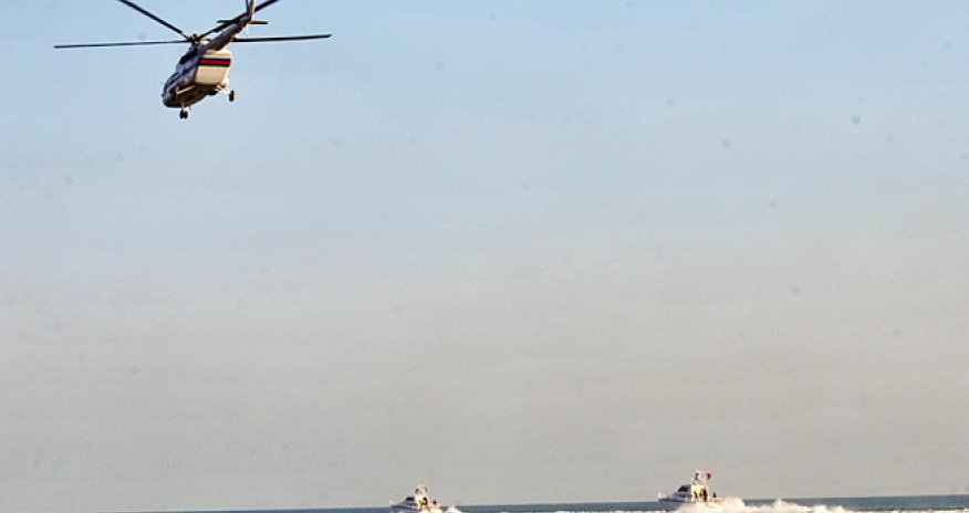 Search for oilmen missing in Caspian Sea continues