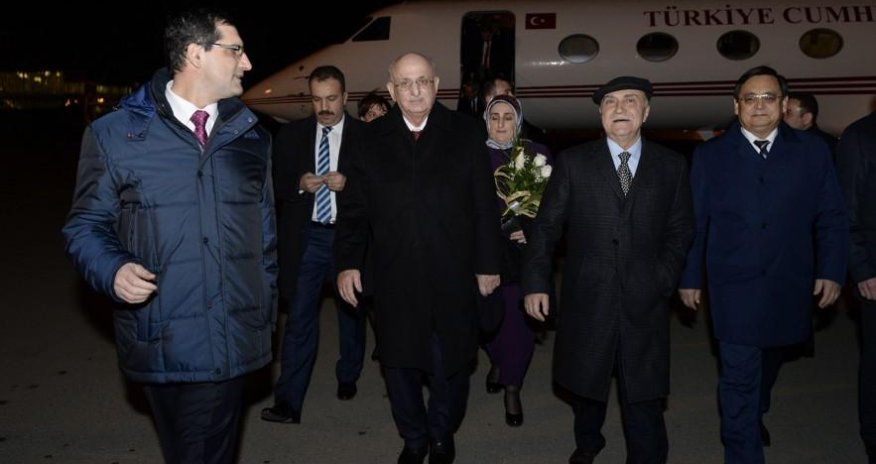 Speaker of Turkish parliament arrives in Azerbaijan