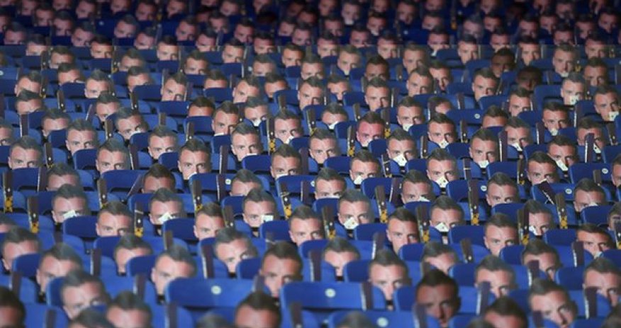 Leicester City give fans 30,000 Jamie Vardy masks to wear in protest at ban
