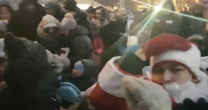 Давка в России за Coca-Cola - ВИДЕО