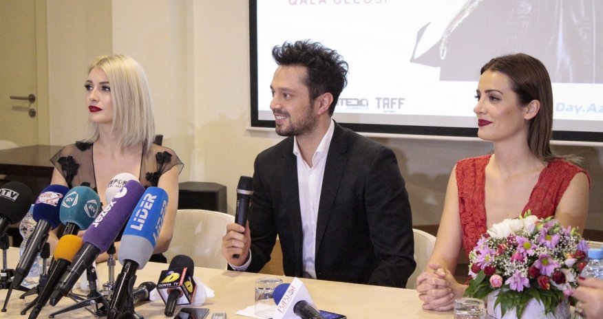 Murad Boz yeni filmini Bakıda təqdim etdi - FOTOLAR