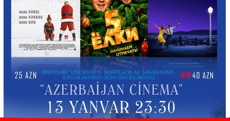 “Kino gecəsi” əfsanəvi “CinemaPlus Azerbaijan” kinoteatrında