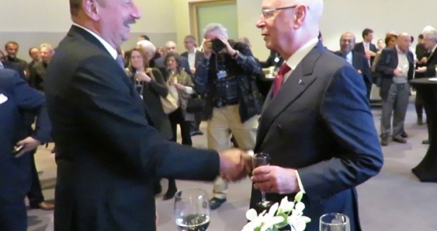  Ilham Aliyev met with Executive Chairman of the World Economic