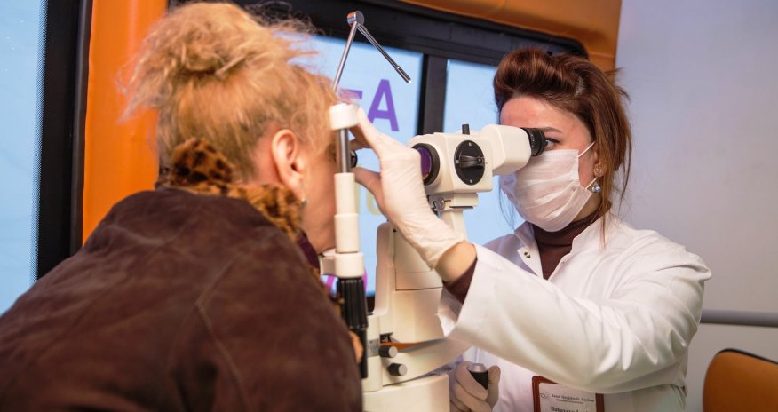 Over 1000 people benefited from free eye examination