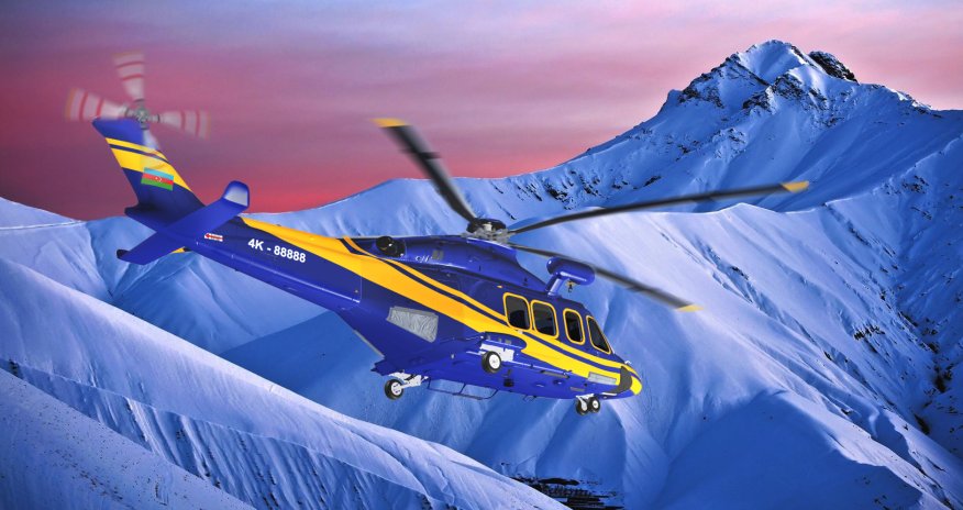 Silk Way Helicopter Services offers travelling by helicopter