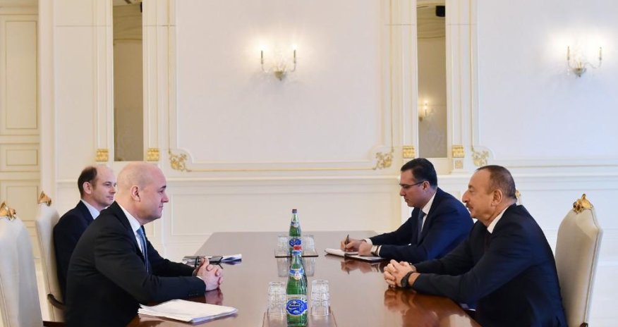 Ilham Aliyev receives EITI board chairman