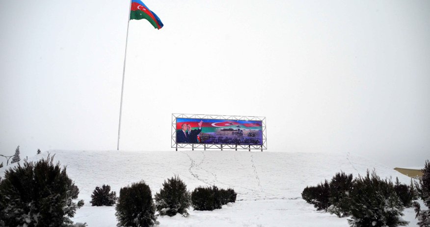 Cəbhəboyu zonada yeni hərbi şəhərciyin açılışı olub - FOTOLAR