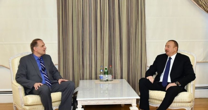 Azərbaycan prezidenti AŞPA məruzəçisini qəbul edib