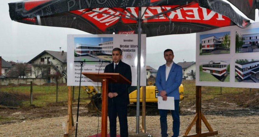Bosniya və Herseqovinada tikiləcək Təcili Tibbi Yardım Mərkəzinin təməli qoyulub - FOTO