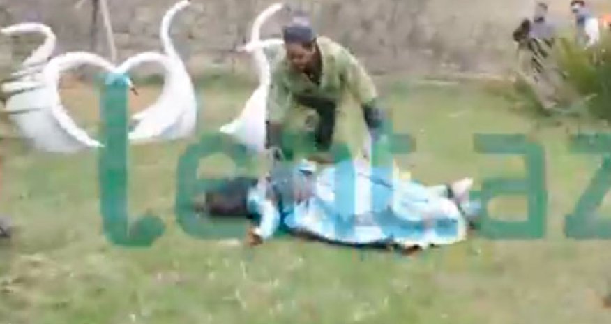 Bakıda bayram tədbirində hadisə  -VİDEO