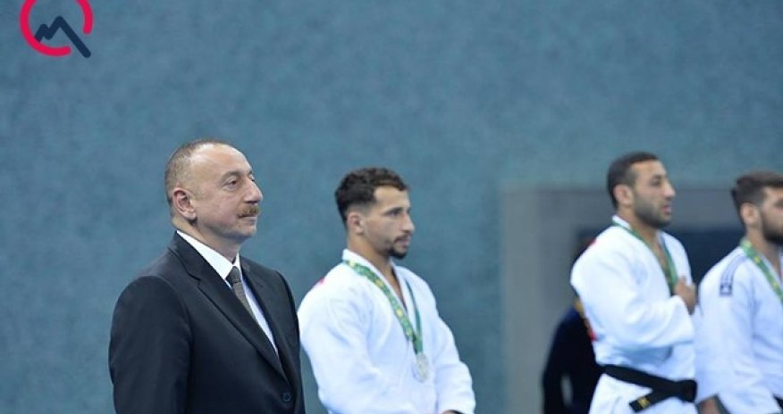 Nicata qızıl medalı prezident verdi  - FOTOLAR