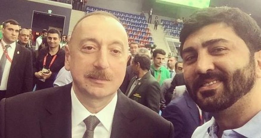 Müğənni Vüqarın  İlham Əliyevlə 