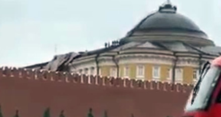 Ураган зацепил Кремль - ВИДЕО