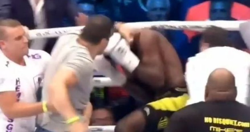 Ermənilər kikboksçuya rinqdə hücum etdilər – VİDEO