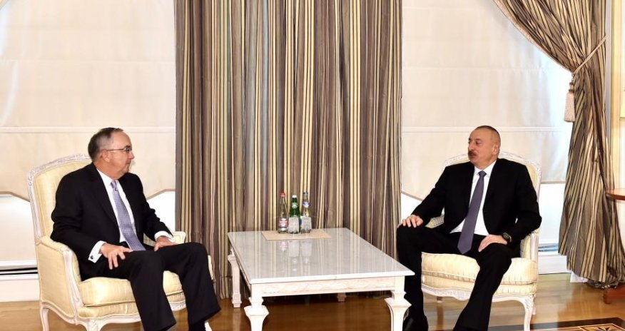 İlham Əliyev Samuel Alleni qəbul edib