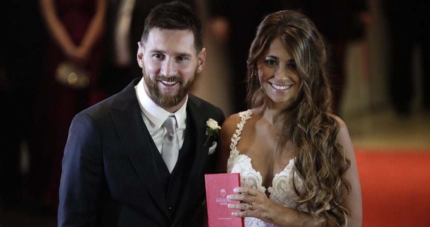Месси женился в родном городе в Аргентине - ВИДЕО