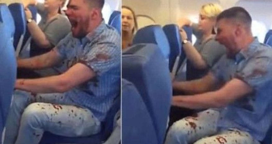 Драка в самолете Москва-Анталья