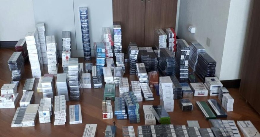 Gömrükçülər aksiz markası olmayan 73 min ədəd siqaret AŞKARLADI - FOTO
