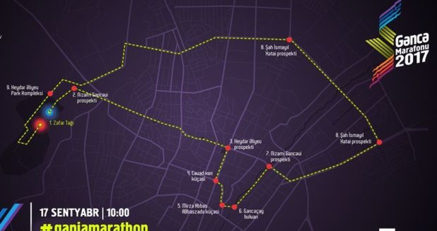 Gəncədə marafon keçiriləcək