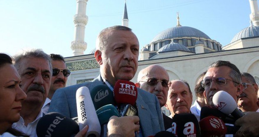 Ərdoğan Makronun sözlərinə münasibət bildirib