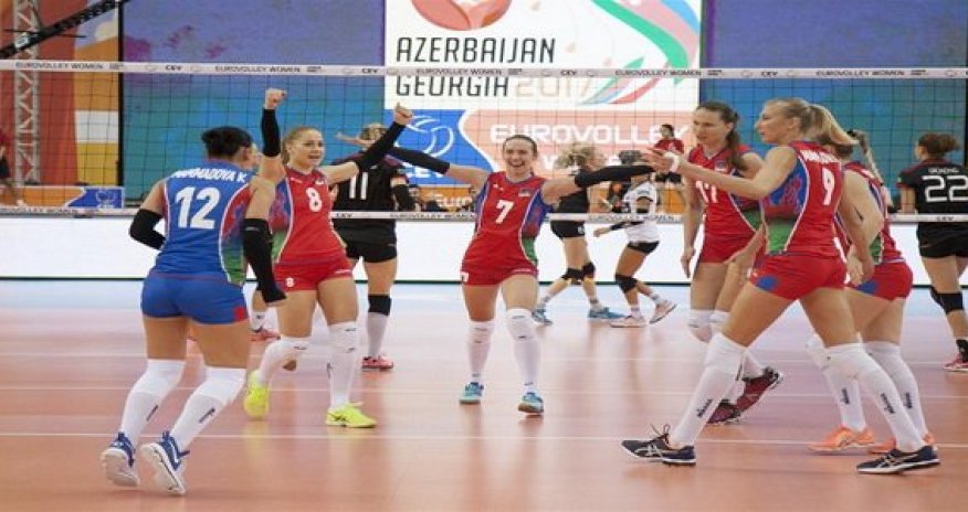 Qadın voleybolçularımız yarımfinala vəsiqə qazandı