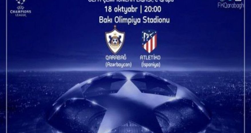 “Qarabağ” – “Atletiko” matçının hakimləri müəyyənləşdi