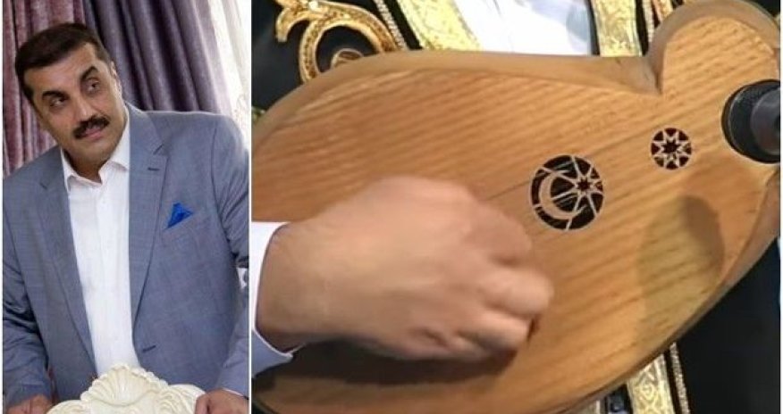 Qorxmaz Əlili yeni musiqi aləti hazırladı - VİDEO