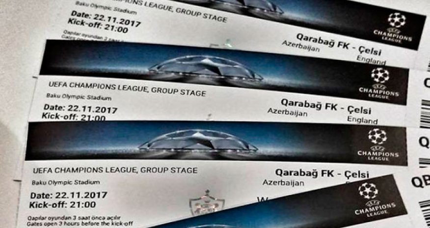 “Qarabağ” – “Çelsi” oyununa biletlər bitdi
