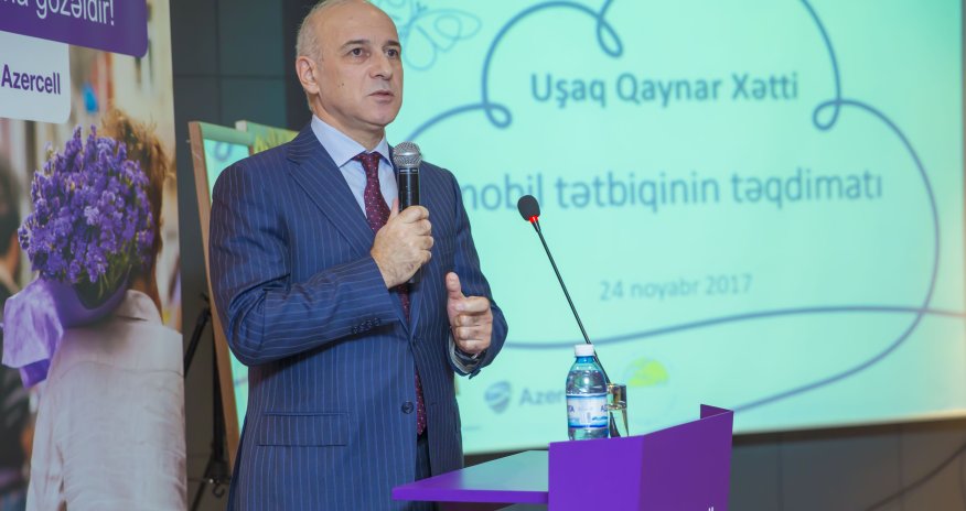 “Uşaq Qaynar Xətti” mobil telefonda 