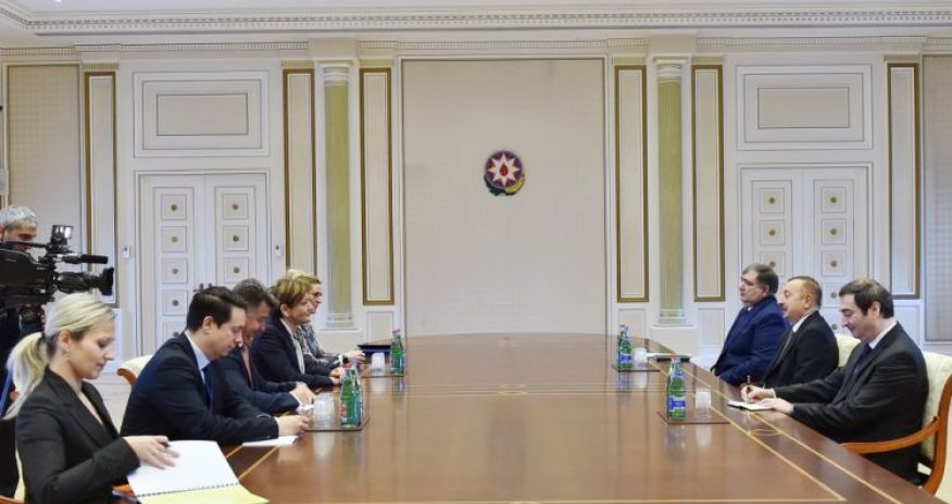 Prezident Xorvatiya baş nazirinin müavinini qəbul edib